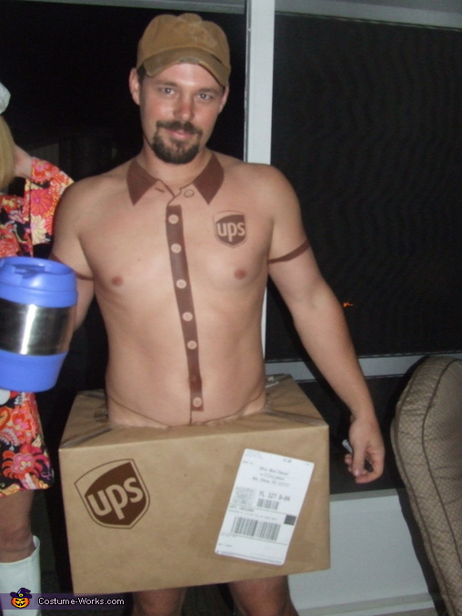 UPS Delivery Man Homemade Halloween Costume