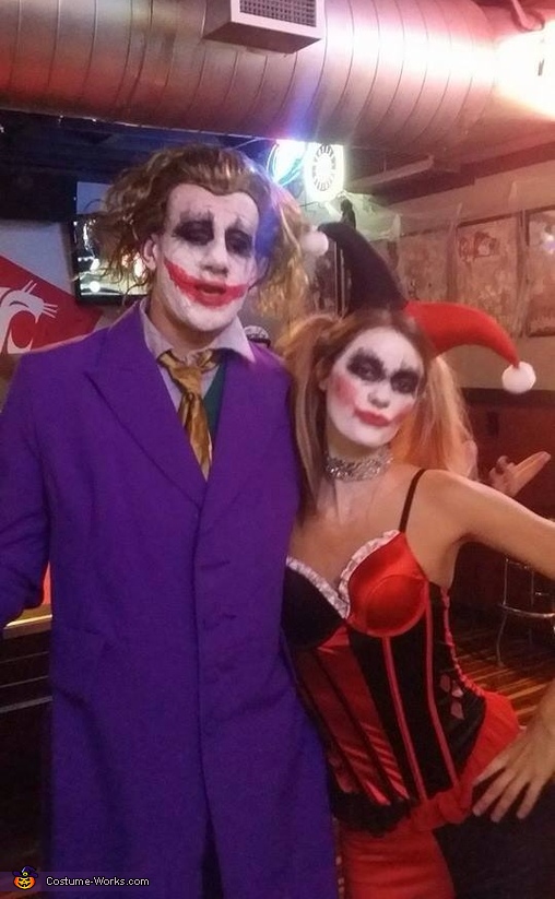 Mad Love - Harley and Joker Couples Costume | Creative DIY Ideas