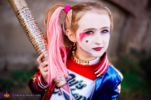 Suicide Squad Harley Quinn Girl's Halloween Costume Idea | Original ...