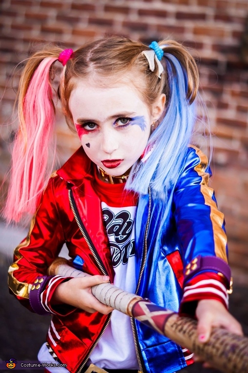 Suicide Squad Harley Quinn Girl's Halloween Costume Idea | Original ...
