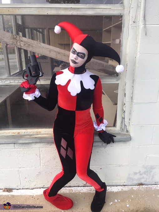 Coolest Homemade Harley Quinn Costume No Sew Diy Costumes