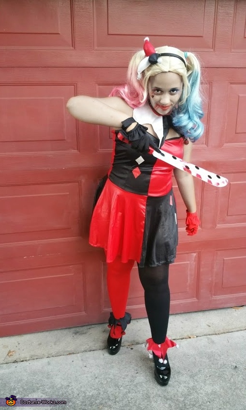 Harley Quinn Girl's Halloween Costume Idea | Halloween Party Costumes