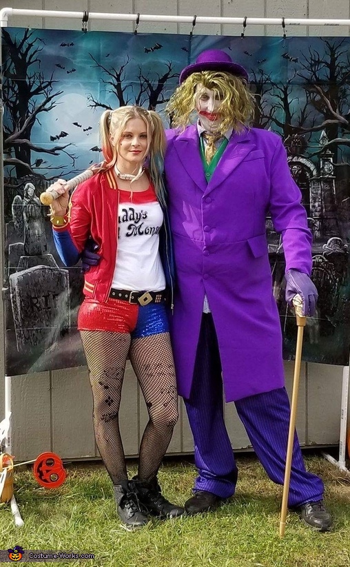 Harley Quinn and Joker Costume for Couples Original DIY Costumes