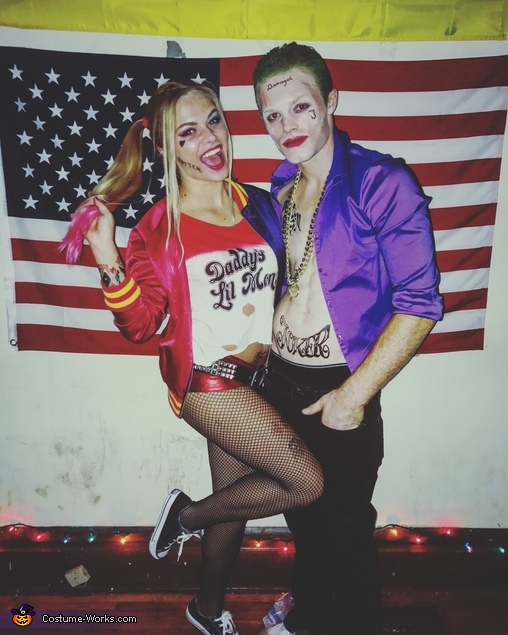 Suicide Squad Harley Quinn And Joker Couple Costume Diy