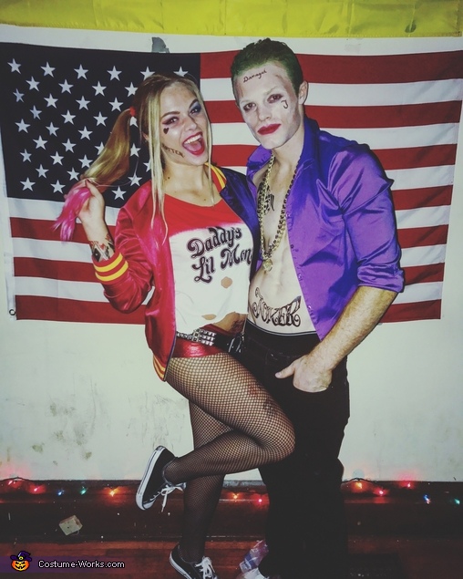 Suicide Squad Harley Quinn And Joker Couple Costume Diy Costumes Under 45