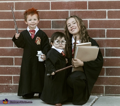 Harry, Ron & Hermione Costume | DIY Costumes Under $35 - Photo 2/5