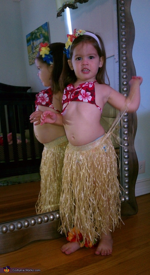 hula girl costume