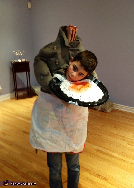 Head on a Platter Costume