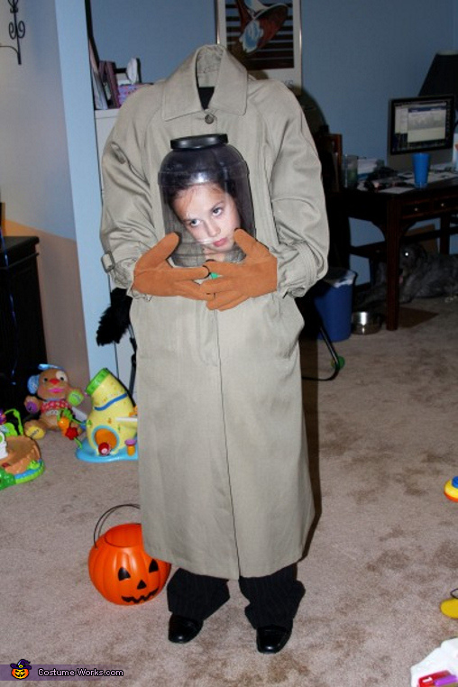 Diy Jar Head Costume Scary