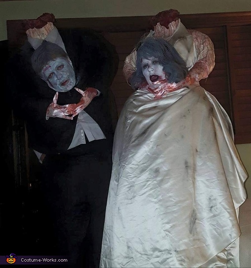 Headless Bride and Groom Costume