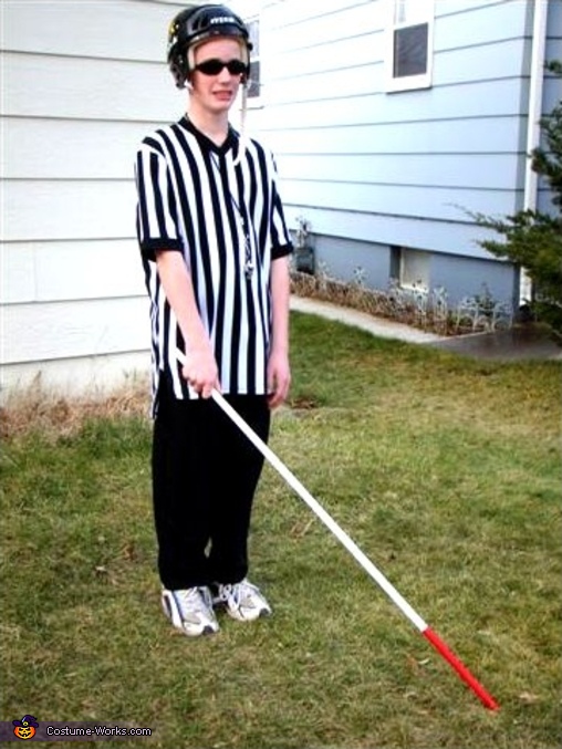 Blind Hockey Referee  Costume