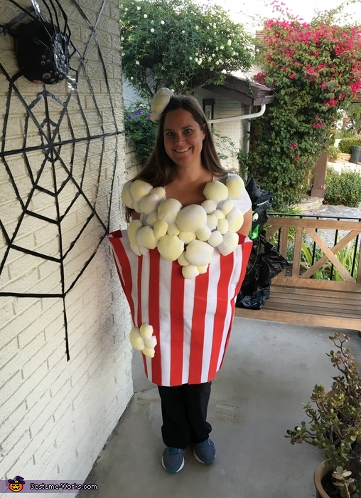 Home Made Popcorn Costume