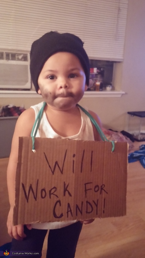 Homeless Man Baby Costume