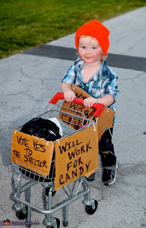  Homeless  Toddler in Key West Halloween  Costume 