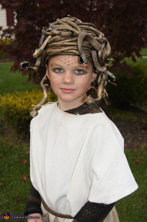 Homemade Medusa Gorgon Costume