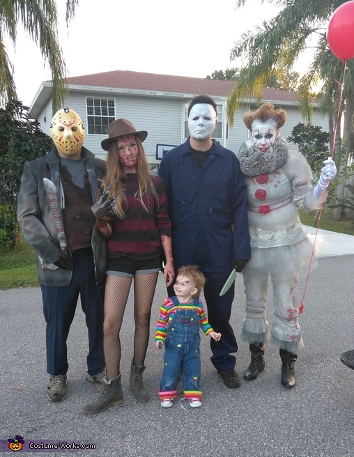 Horror Movie Characters Family Halloween Costume