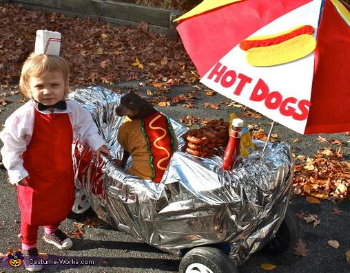 Newborn hot 2024 dog costume