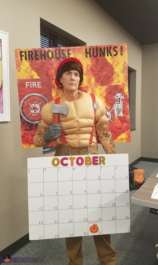 Hot Fireman Calendar Costume Original DIY Costumes