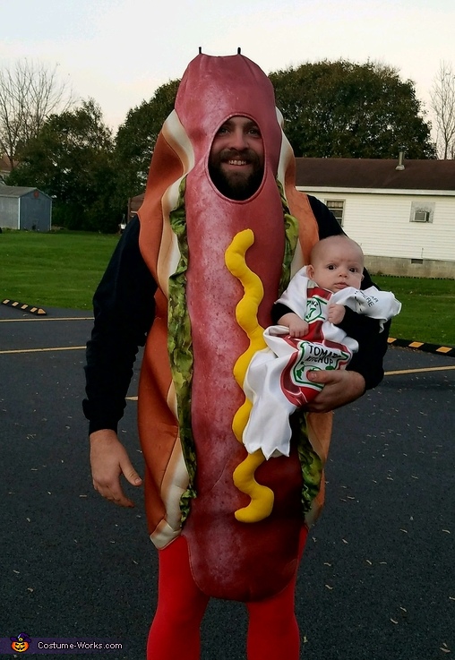 Hotdog with a Little Ketchup Costume | Affordable Halloween Costumes