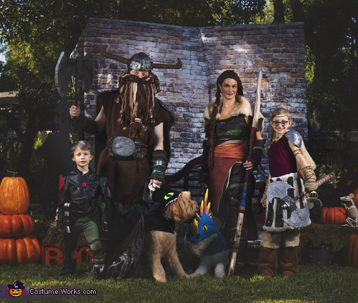 How To Train Your Dragon Family Costume
