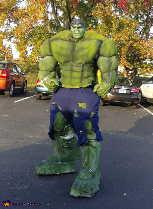 homemade hulk costume