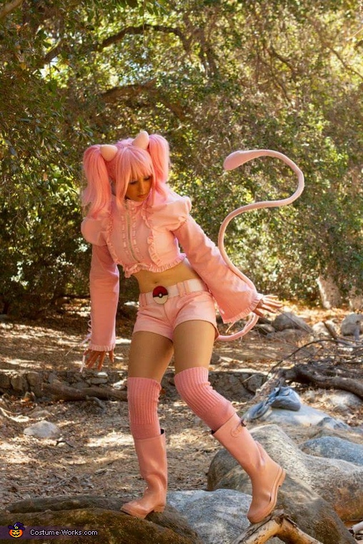 Human Pokemon Mew Costume