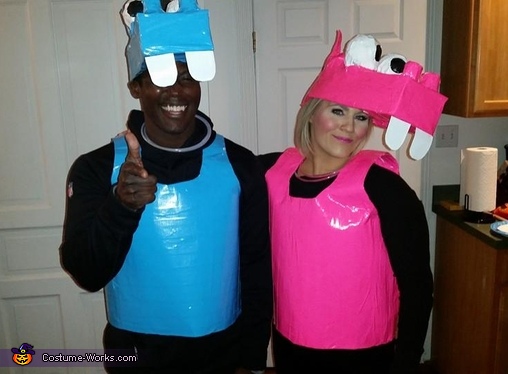 Hungry Hungry Hippos Couples Costume