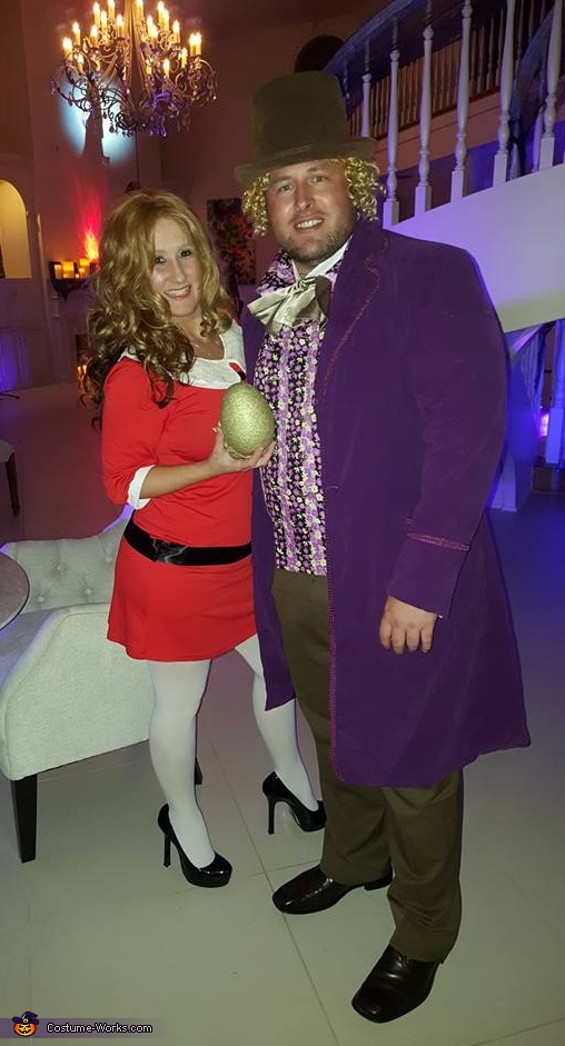 I want a Golden Goose Willy Wonka Couple Costume | DIY Costumes Under $65