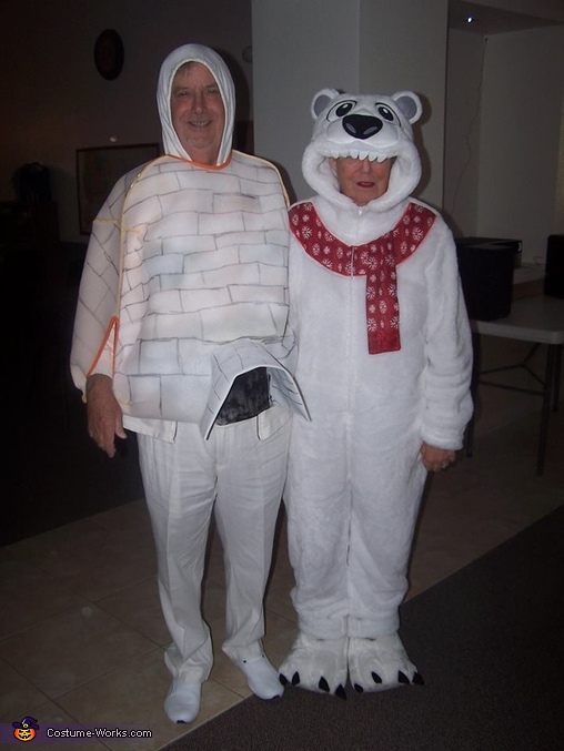 Igloo and Polar Bear Costume