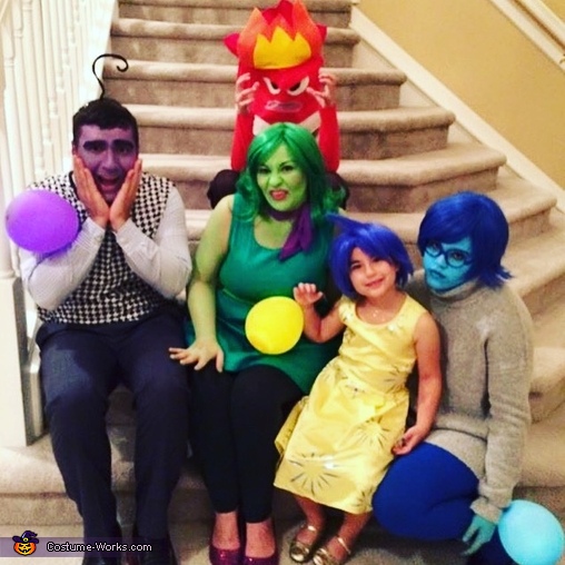 Inside Out Group Costume | Creative DIY Costumes