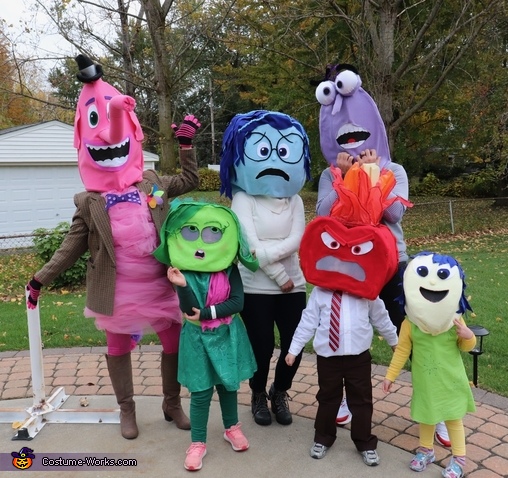 Inside Out Family Costume