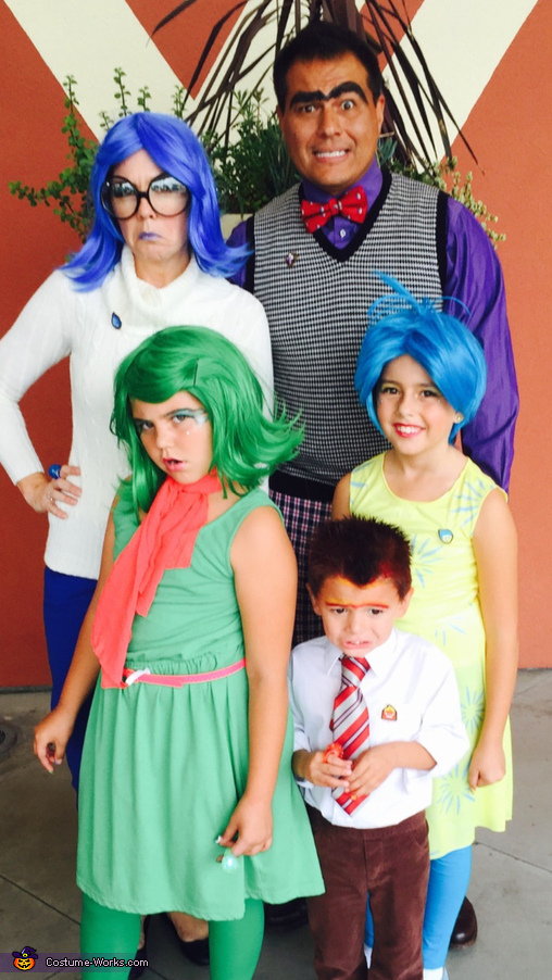 Inside Out Family Costume Ideas