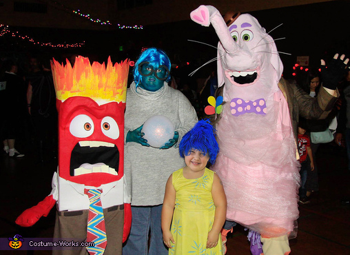 Inside Out Family Costume