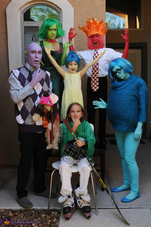 Inside Out Family Costume