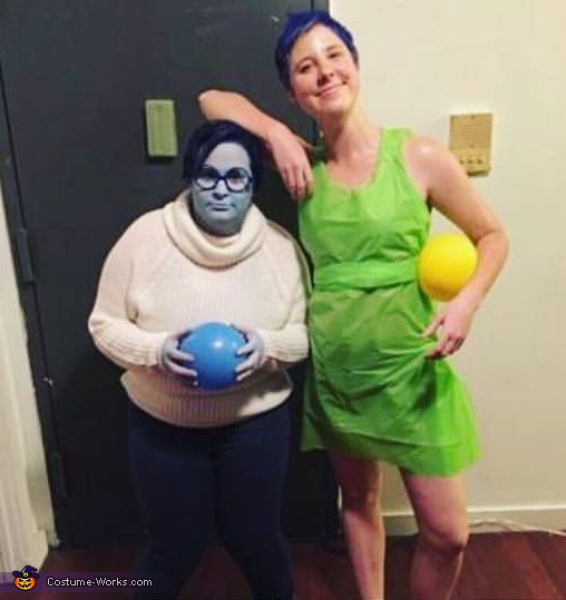 Joy and Sadness from Inside Out Costume
