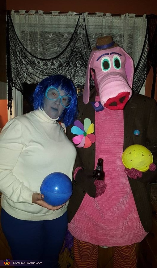 Sadness and Bing Bong from Inside Out Costume