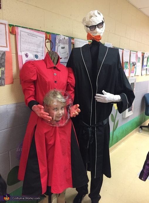 Invisible Man and Headless Woman Costume