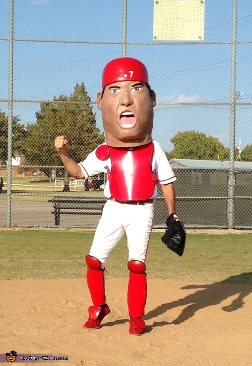 Ivan "Pudge" Rodriguez Baseball Hall of Fame Inductee Bobblehead Costume