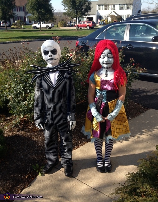 Jack and Sally Kids Costumes