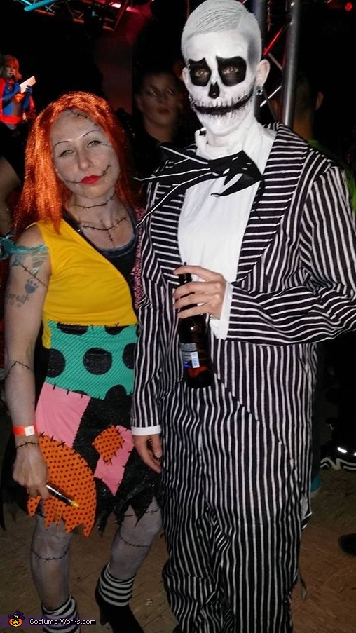 Jack Skellington and Sally Couple Costume | Coolest DIY Costumes