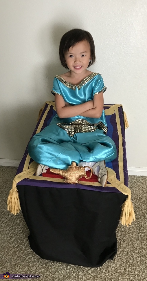 Jasmine on Magic Carpet Costume