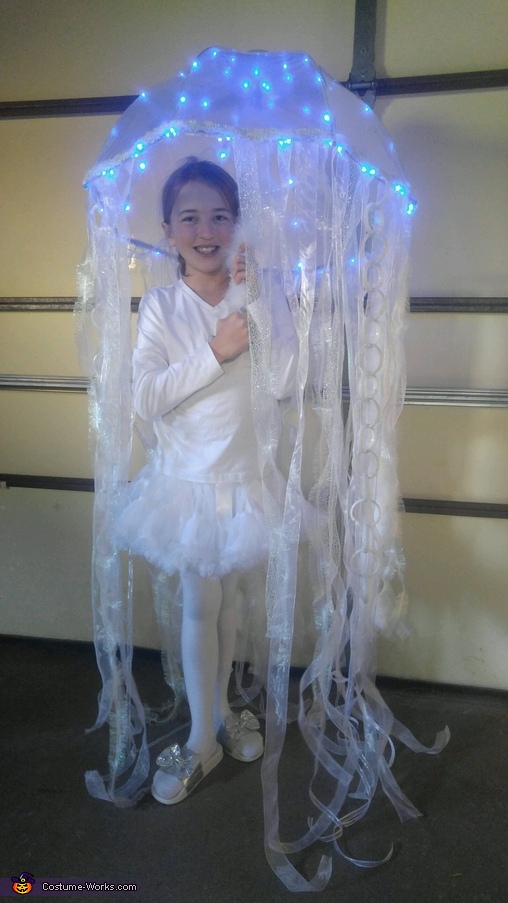 Homemade Jellyfish Costume