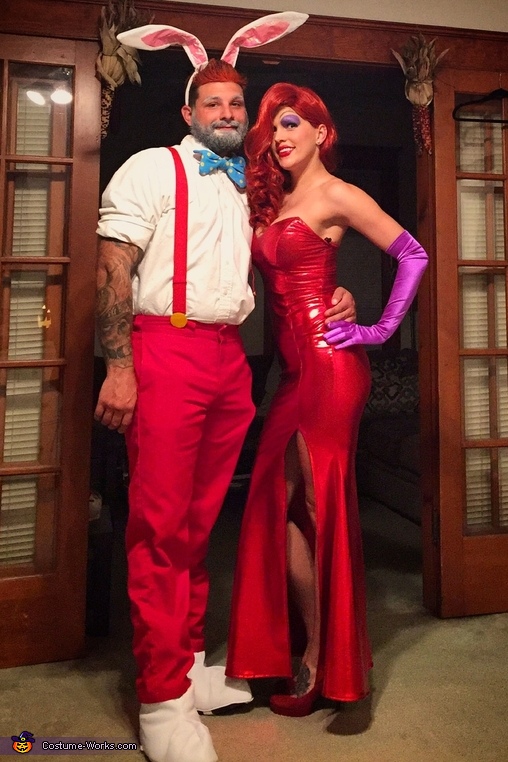 Jessica Rabbit Couple Costume 💖jessica Rabbit Couple Halloween Costumes Cute Couple Hallow 