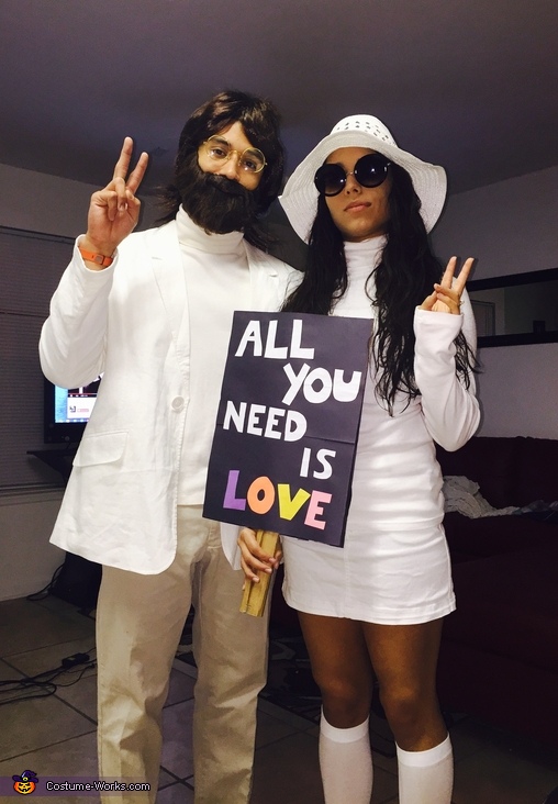 John Lennon and Yoko Ono Couple Costume