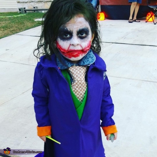 how to make joker costume for kids