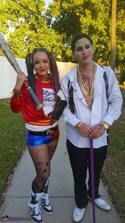 Suicide Squad Joker and Harley Couple Costume | Creative DIY Costumes