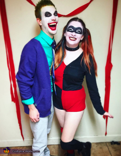 Joker and Harley Quinn Couple Costume | DIY Costumes Under $35