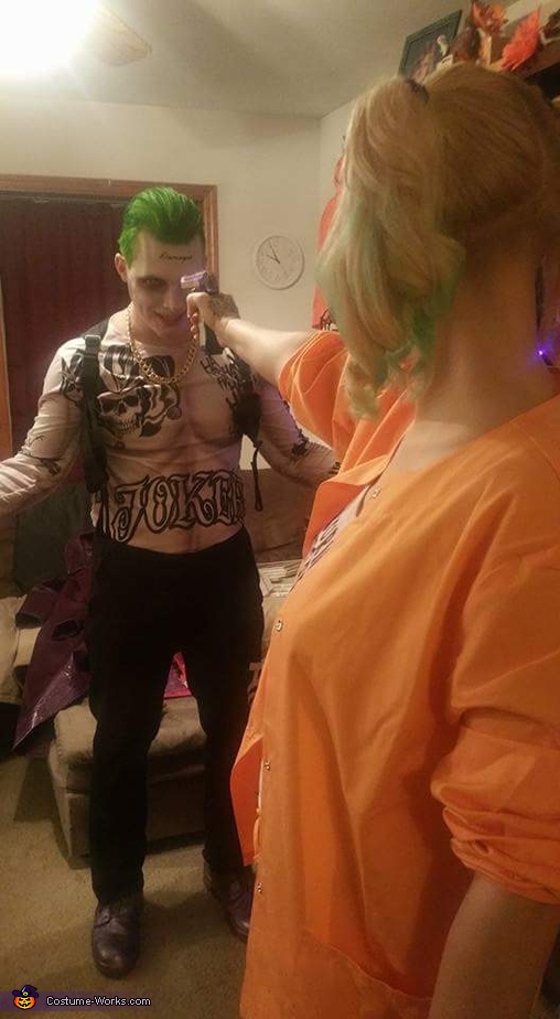 Suicide Squad Joker And Harley Quinn Couple Costume Original Diy