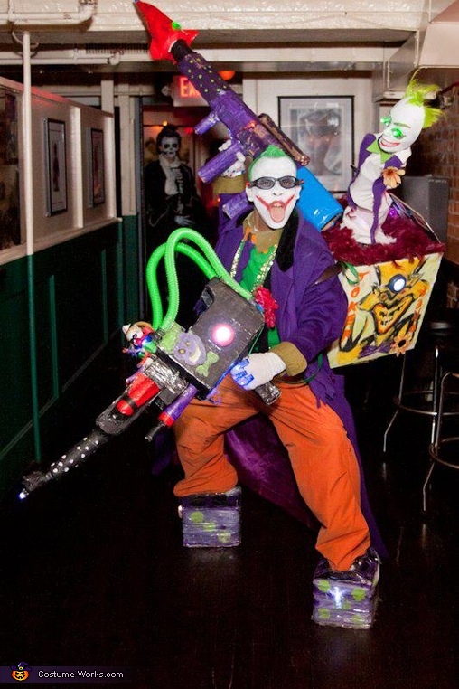 The Super Joker and his little Minion Costume