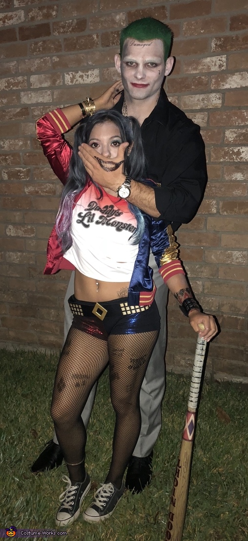 Halloween Costumes Joker And Harley Quinn - Joker & Harley Quinn Couple Costume | Last Minute Costume Ideas - Photo 5/6